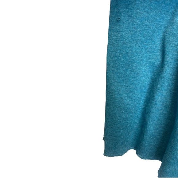 New Eskandar Pants Teal Blue 100% Pima Cotton Wide Leg Extra Long - Picture 8 of 12